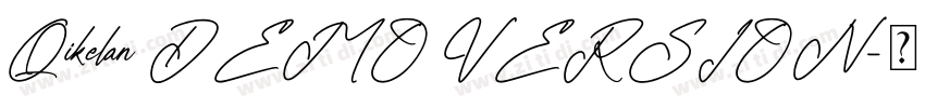 Qikelan DEMO VERSION字体转换